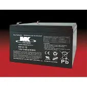 MK Battery - 14AH AGM accu voor uw scootmobiel - 15.1 cm x 9.9 cm x 10 cm (LxBxH)