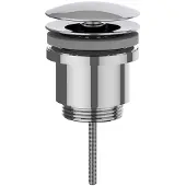 Ivy Aia Toebehoren Design plug always open Chroom