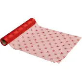 FÉÉRIC LIGHTS AND CHRISTMAS Kerst Loper - Tafelloper - 30x500cm - Rood