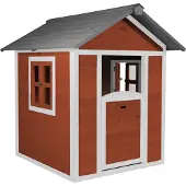 Axi Houten speelhuisje Sunny Lodge Rood/Wit