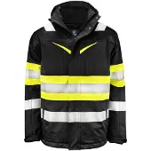 Projob 6454 Gevoerde Signalistiejas En Iso 20471 Klassse 1 Heren Geel/Zwart maat L heren