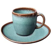 Like. by Villeroy & Boch Kaffeetasse mit Untertasse Lave 190 ml