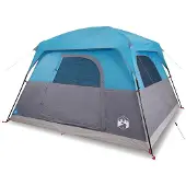 vidaXL Tent 4-persoons waterdicht blauw