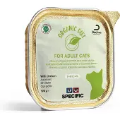 Specific Feline F-bio-w Biologisch Kip Doos 8x100g Kattenvoer