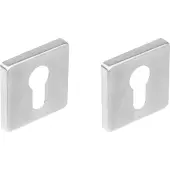 Intersteel Rozet vierkant met profielcilindergat 53x8mm - RVS