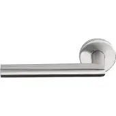 Formani Enkele deurklink links BASICS LBII-19 op ronde rozet mat rvs