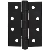 Online Deurbeslagshop Kogellagerscharnier 102x76x3 mm rechte hoek zwart