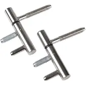 Starx inboorpaumelle voor stalen kozijnen vernikkeld 70 x 12 mm