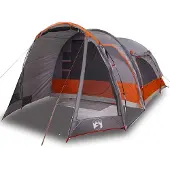 vidaXL Kampeertent 6-persoons waterdicht grijs