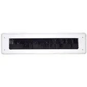 Door-Line Binnenbriefplaat aluminium wit