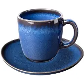 Like. by Villeroy & Boch Kaffeetasse mit Untertasse Lave 190 ml