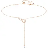 Swarovski Ketting 'Hyperbola' goud / transparant