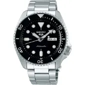 Seiko Analoog horloge zwart / zilver