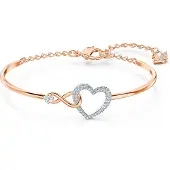 Swarovski Armband 'Hyperbola' rose-goud / zilver