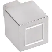 Formani Jan des Bouvrie Square JB20M meubelknop - gepolijst RVS