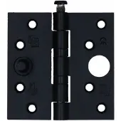 S2 veiligheids nylonlagerscharnier rechte hoeken 89x89 zwart SKG3