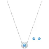 Swarovski Sparkling - Dames Ketting - Zilver