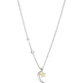 Mulberry Home Kettingen - "Tree" Necklace – Gold-Tone Brass With Crystals in multi