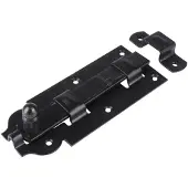 Starx rolschuif met ronde knop en sluitlus 140 mm zwart