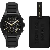 Giorgio Armani Analoog horloge goud / zwart / wit