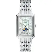 Fossil Analoog horloge 'Raquel' zilver / offwhite