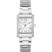 GUESS Analoog horloge 'BONNIE' zilver / wit