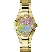 GUESS Analoog horloge 'SANGRIA' goud