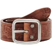 Desigual Leren Riem Leather Belt W95 Brown Bruine