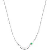 Violet Hamden Ketting groen / zilver