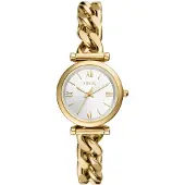 Fossil Analoog horloge 'CARLIE' goud / wit