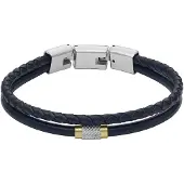Fossil Armband blauw / zilver