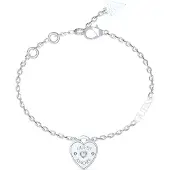 GUESS Amore Heart Armband