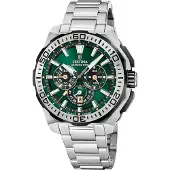 Festina Analoog horloge groen / zilver