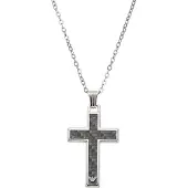 Emporio Armani Ketting 'EGS1705040' antraciet / zilver