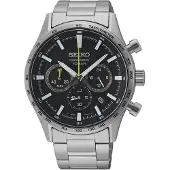 Seiko Analoog horloge zwart / zilver