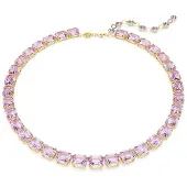 Swarovski Ketting 'Millenia' goud / lila