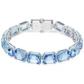 Swarovski Armband 'Millenia' lichtblauw / zilver