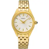 Seiko SUR538P1 Dameshorloge Gold Plated