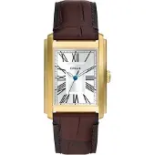 Fossil Analoog horloge 'CARRAWAY' bruin / goud / zwart / wit