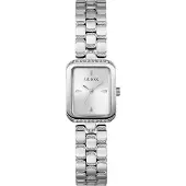 GUESS Analoog horloge 'Isla' zilver / transparant