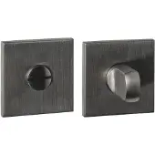 Intersteel Q WC-sluiting verdekt 53x53x6mm pvd antraciet