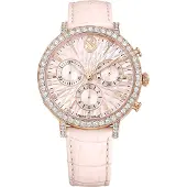 Swarovski - dames horloge - Roségoudkleurig met band