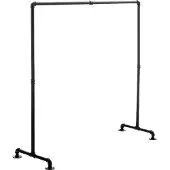 CLP Jersey - Kledingrek - metaal 150 cm/zwart
