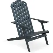 Oviala - Opvouwbare relaxstoel van grijs eucalyptushout - Calgary