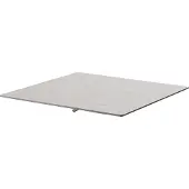 Oviala - Gelamineerd tafelblad 70x70 cm lichtgrijs beton - Opéra