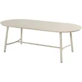 Hartman Tuintafel Flora Ceramic Dining Table Sand Frame Beige Ceramic Top 220 x 100 cm