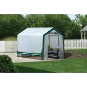 ShelterLogic Shelter Logic folietunnelkas, 4,32 m², wit/groen, 180 x 240 x 200 cm (L x B x H)
