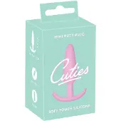Cuties Mini Butt Plug - siliconen anaalplug (roze, 2,1 cm)