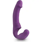 EasyToys - oplaadbare strapless vibrator - zonder harnas - paars