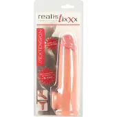 Realistixxx - penisverlengende huls met ring - 19cm - huidkleurig